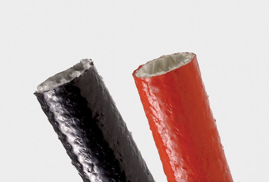 TVE FIRE SLEEVE Guaina isolante ignifuga +1500°C EN 45545 settore Aeronautico e Ferroviario