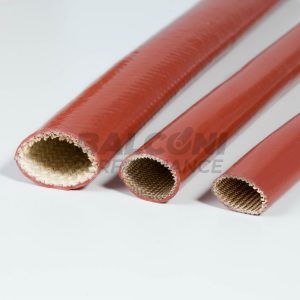 TVE ROSSO - Tubo Guaina Isolante Vetro Silicone Alte Temperature, protezione 1500V 260° C, vendita al metro