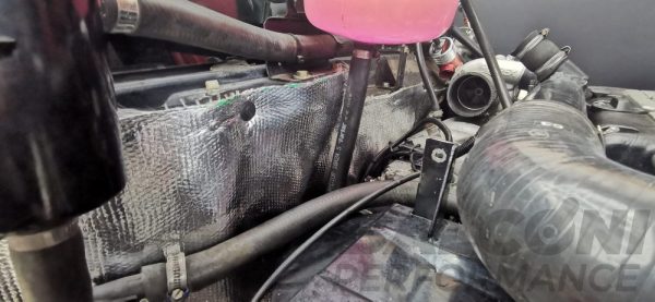 PANNELLO SCUDO TERMICO VETRO ALLUMINIO +550°C - 1.0X1000 - Per isolamento carrozzeria e cellule vetture Motorsport