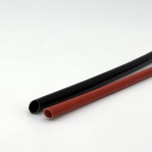 TVE ROSSO - Tubo Guaina Isolante Vetro Silicone Alte Temperature, protezione 1500V 260° C, vendita al metro.