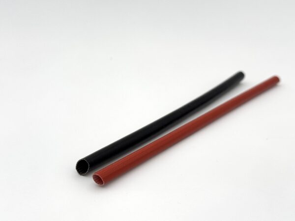 TVE NERO - Tubo Guaina Isolante Vetro Silicone Alte Temperature, protezione 1500V 260° C, vendita al metro. - immagine 3
