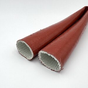 TVE ROSSO BOBINE 30 METRI - Tubo Guaina Isolante Vetro Silicone Alte Temperature, protezione 4000V 260°C, diametro interno da 30,00 mm a 60,00 mm