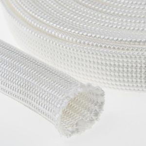 Guaina termica in Fibra di Silice protezione termica oltre 1000°C resistente ad agenti chimici.