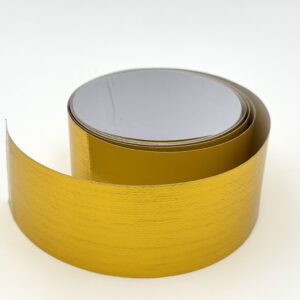 Nastro Termico Adesivo ORO 50mm BP GOLD TAPE, ultra sottile (spessore 0,20 mm), VENDITA AL METRO.