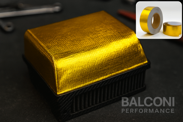 Nastro Termico Adesivo ORO 50mm BP GOLD TAPE, ultra sottile (spessore 0,20 mm), in rotoli da 50 metri lineari. - immagine 3