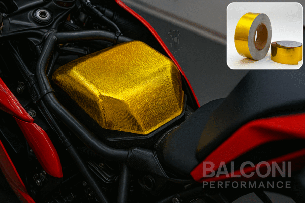 Nastro Termico Adesivo ORO 50mm BP GOLD TAPE, ultra sottile (spessore 0,20 mm), in rotoli da 50 metri lineari. - immagine 4