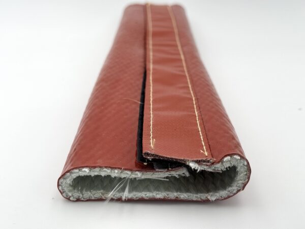 Guaina anti incendio apribile Velcro Fire Sleeve, diametro interno 60mm, resistente al fuoco. VENDITA AL METRO PRONTA CONSEGNA. - immagine 7