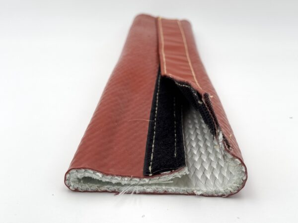 Guaina anti incendio apribile Velcro Fire Sleeve, diametro interno 60mm, resistente al fuoco. VENDITA AL METRO PRONTA CONSEGNA. - immagine 3