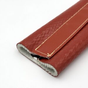 Guaina anti incendio apribile Velcro Fire Sleeve, diametro interno 60mm, resistente al fuoco. VENDITA AL METRO PRONTA CONSEGNA.