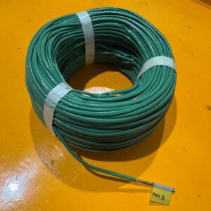 TVE VERDE - Tubo Guaina Isolante Vetro Silicone Alte Temperature, protezione 2500V 260°C, vendita al metro.