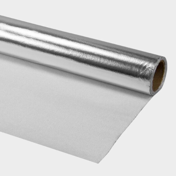 PANNELLO SCUDO TERMICO VETRO ALLUMINIO +550°C - 1.0X1000 - Per isolamento carrozzeria e cellule vetture Motorsport
