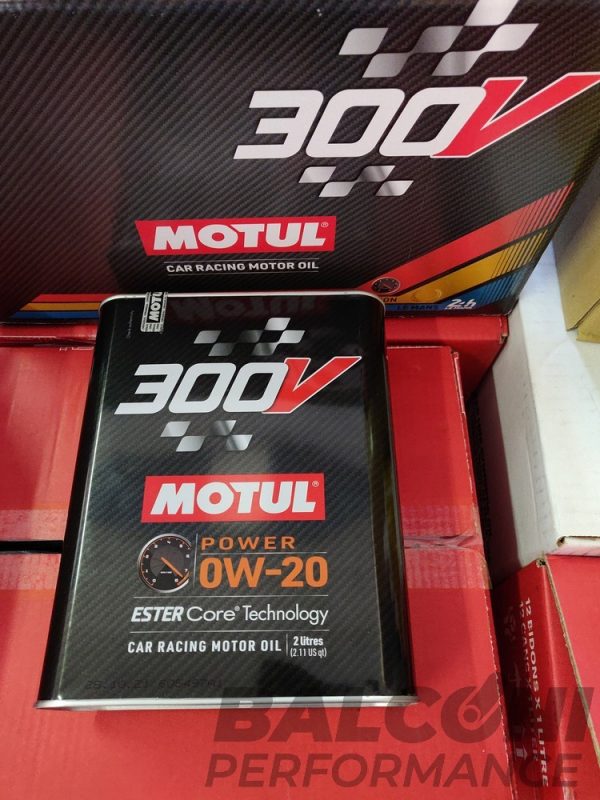 MOTUL 300V POWER 0W-20 OLIO MOTORE RACING - (ex 0W-20 HIGH RPM) - 2 LITRI