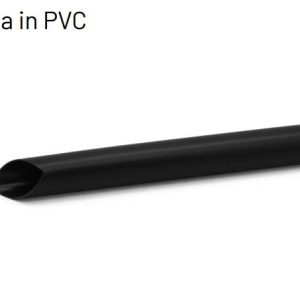 Guaina estrusa PVC flessibile 105°C, diametro interno 10mm, per trasformatori e motori elettrici, bobina da 250 Metri